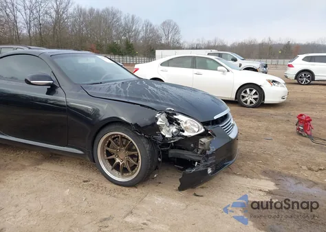 2002 Lexus Sc 430 из США, поврежденный, VIN JTHFN48Y220004095